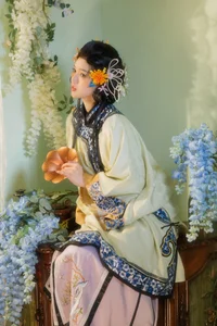YiTuYu Art Language Vol.5930: Exquisite Artistic Portraits Featuring the Graceful Yu Han - image 1