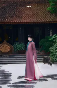 Graceful East Asian Beauty: Traditional Charm in a Lush Green Garden - image 14