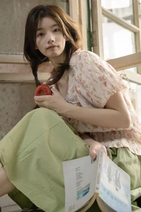 Elegant Summer Afternoon Portrait Session with Model Zhao Zhao – Art Language Vol.9288 High-Quality Lifestyle Photography Collection - image 3