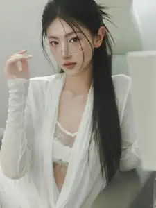 Elegant Beauty: Captivating Model Showcases Minimalist Fashion with Striking Unique Makeup and Alluring Style - image 7