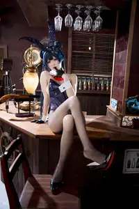 Coser Jiu Qi Miao Transforms into Ryūka Fisaki Bunny Girl: A Dazzling Blue Archive Cosplay - image 29