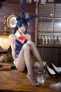 Coser Jiu Qi Miao Transforms into Ryūka Fisaki Bunny Girl: A Dazzling Blue Archive Cosplay - image 23