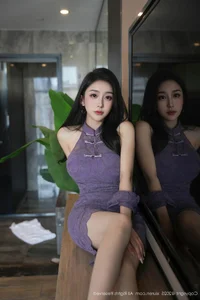 Elegant Lavender Moments with Xiao A Jiao Gill in XiuRen No.10801 Collection - image 23