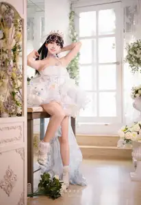 Coser Mumu Momo: Eternal Princess Birthday Day Photoshoot - Enchanting & Dreamy Collection (54P) - image 12