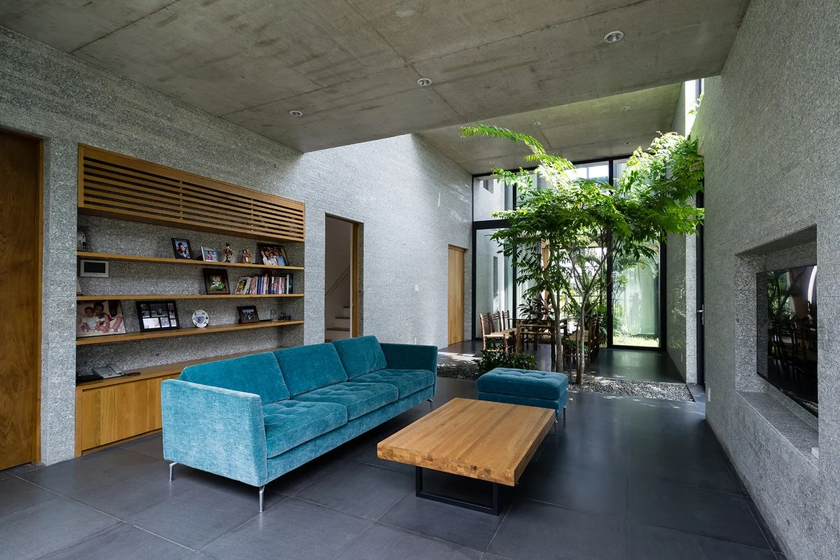 Modern Split-Level House with Unique Urban Garden in Ho Chi Minh City