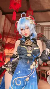 Coser Xiao Yao Yao Yao as Ganyu Lantern Rite: Mesmerizing Beauty in Traditional Festival Attire - image 12