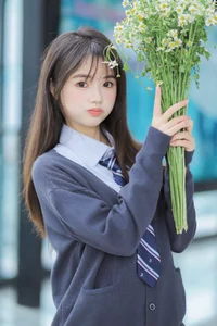 Youthful Innocence in Korean Academic Style YiTuYu Vol.8944 Bo Luo You Dian Tian - image 0