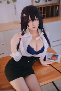 Coser Hina Jiao's captivating 'My Wife's Guidance Class Part01': Alluring lessons from the elegant teacher - image 12