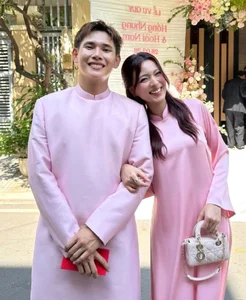 Quynh Ly and Tu Hao Spark Marriage Rumors with Stunning Ao Dai Photoshoot: Netizens React to the Romantic Pairing - image 2