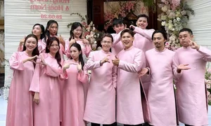 Quynh Ly and Tu Hao Spark Marriage Rumors with Stunning Ao Dai Photoshoot: Netizens React to the Romantic Pairing - image 0
