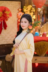 Elegant Pink Vietnamese Ao Dai: Traditional Spring Fashion and Cultural Travel Photography Inspiration - image 6
