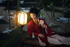 Mu Ge's Elegant Portrayal in YiTuYu Art Language Vol.7462 - image 19