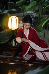 Mu Ge's Elegant Portrayal in YiTuYu Art Language Vol.7462 - image 7