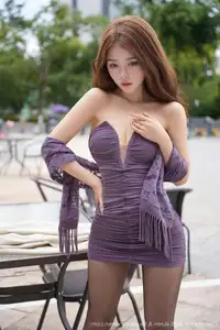 Pai Huang Gua Girl No.10522: Mesmerizing Beauty in Alluring Purple by XiuRen - image 21