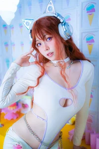 Y2K Cyber Cat Vibes: A Futuristic Fashion Journey with Coser Ely_eee - image 16