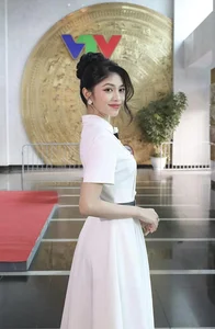 Runner-up Minh Kiên Shines on VTV: A Look at Her Radiant Style and Growing Career - image 6