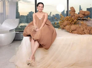 The Fashion Transformation of Anh Tho: Binh Minh's Wife Redefines Elegance - image 4