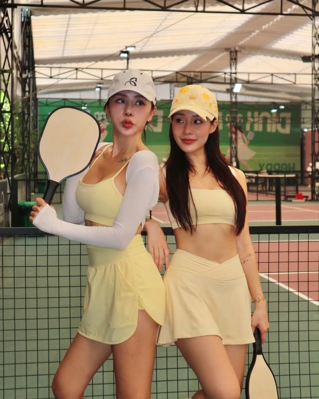 Pickleball Chic: Rhymastic’s Wife Sets New Fitness Fashion Trends on the Court
