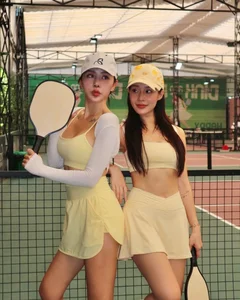Pickleball Chic: Rhymastic’s Wife Sets New Fitness Fashion Trends on the Court - image 0