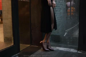 Sophisticated Elegance: Wan Ping in the Black Long Dress Collection [IESS] - image 31