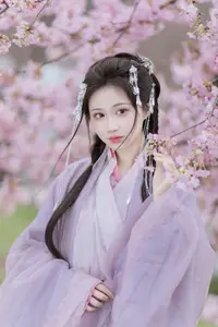 Ethereal Beauty: Qi Luo Sheng De Xiao Su Su Amidst Cherry Blossoms - YiTuYu Vol.8793 - image 16