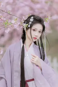 Ethereal Beauty: Qi Luo Sheng De Xiao Su Su Amidst Cherry Blossoms - YiTuYu Vol.8793 - image 3