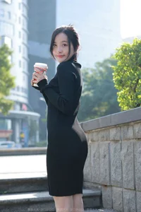 IESS Wanping Elegant Black Hip Skirt and Office Style Gallery - image 13