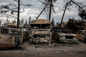 Devastating Wildfires Ravage Famous Tourist Town: A Visual Report on the Environmental Impact - image 7