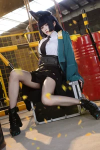 Stunning Hoshimi Miyabi Cosplay by Shuang Mu Fu Su from Zenless Zone Zero (ZZZ) – 31P Exclusive Photo Collection - image 4