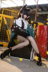 Stunning Hoshimi Miyabi Cosplay by Shuang Mu Fu Su from Zenless Zone Zero (ZZZ) – 31P Exclusive Photo Collection - image 10