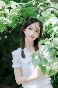 Elegant Summer Portraiture: Lin Miao Xin in YiTuYu Art Language Vol.9107 – Captured in Soft Sunlight and Natural Shadows - image 25