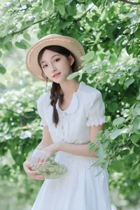 Elegant Summer Portraiture: Lin Miao Xin in YiTuYu Art Language Vol.9107 – Captured in Soft Sunlight and Natural Shadows - image 18