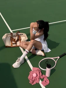 Streamer Mina Young Showcases Sporty Tennis Style and Active Lifestyle on the Court - image 1