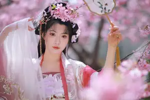 YiTuYu Vol.8715 A Ming: Enchanting Fairy Amidst Blooming Sakura - A Vision of Art Language - image 11