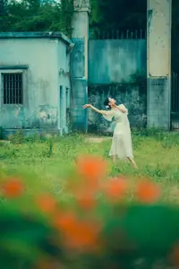 Immerse in Artistic Beauty: Xiao Ran's Graceful Dance Amidst Ancient Nature - YiTuYu Vol.8777 - image 0
