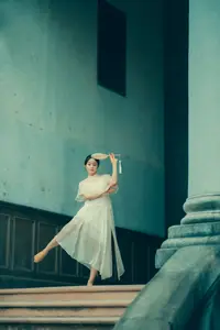 Immerse in Artistic Beauty: Xiao Ran's Graceful Dance Amidst Ancient Nature - YiTuYu Vol.8777 - image 14