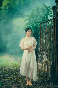 Immerse in Artistic Beauty: Xiao Ran's Graceful Dance Amidst Ancient Nature - YiTuYu Vol.8777 - image 15
