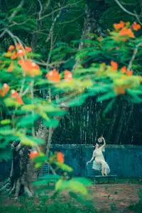 Immerse in Artistic Beauty: Xiao Ran's Graceful Dance Amidst Ancient Nature - YiTuYu Vol.8777 - image 11