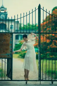 Immerse in Artistic Beauty: Xiao Ran's Graceful Dance Amidst Ancient Nature - YiTuYu Vol.8777 - image 13