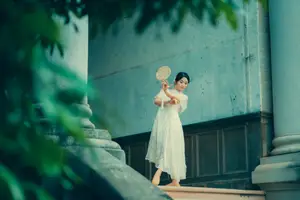 Immerse in Artistic Beauty: Xiao Ran's Graceful Dance Amidst Ancient Nature - YiTuYu Vol.8777 - image 12