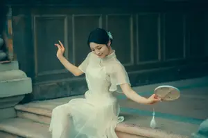 Immerse in Artistic Beauty: Xiao Ran's Graceful Dance Amidst Ancient Nature - YiTuYu Vol.8777 - image 18