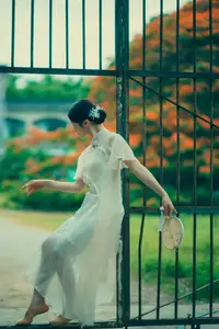 Immerse in Artistic Beauty: Xiao Ran's Graceful Dance Amidst Ancient Nature - YiTuYu Vol.8777 - image 20