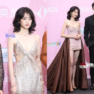 iQiyi Scream Night 2024 Red Carpet Highlights: Unique Fashion and Brilliant Chinese Celebrity Appearances - image 4