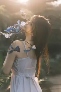 Enchanting Muse Amidst Blooms: Xing Zhi Ka Tao's Ethereal Beauty in YiTuYu Vol.8541 - image 7
