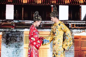 Vegan Beauty Icon Truong Thi May Shines in Bridal Ao Dai Collection - image 1