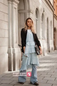 Summer Fashion Trend: How to Style Dresses Over Pants Effortlessly - image 5
