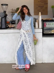 Summer Fashion Trend: How to Style Dresses Over Pants Effortlessly - image 4