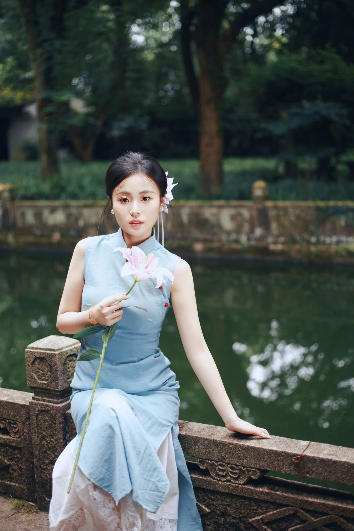 Shaoxing Jiangnan Aesthetic: Xiao Lan in Modern Cheongsam Fashion - Art Language Vol.9301 Oriental Beauty Collection