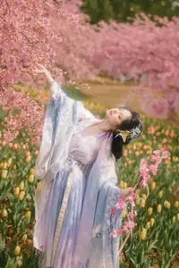 YiTuYu Vol.8666 Xian Lu: Ethereal Hanfu Beauty Amidst Cherry Blossoms - image 9