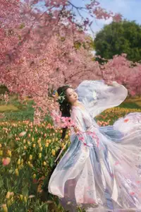 YiTuYu Vol.8666 Xian Lu: Ethereal Hanfu Beauty Amidst Cherry Blossoms - image 7